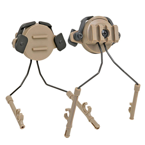 MICH FAST ACH Capacete Adaptador Suporte para fone de ouvido Protetores de orelha para caça Suporte para fone de ouvido