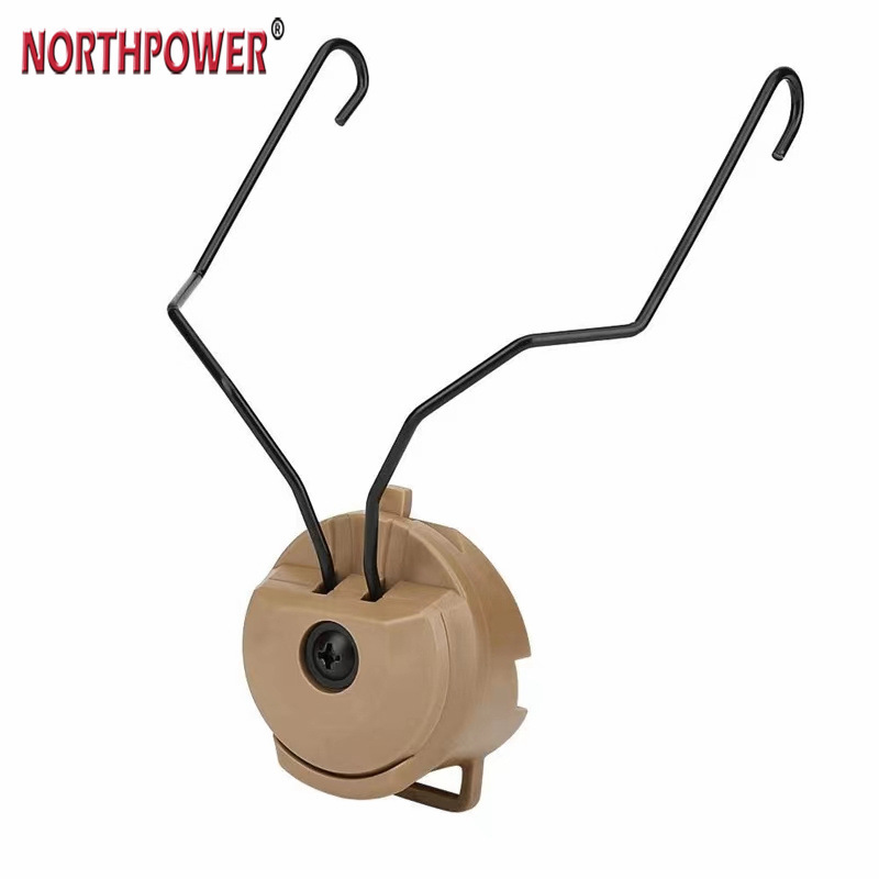 Suporte de fivela de fone de ouvido para capacete balístico FAST MICH ACH