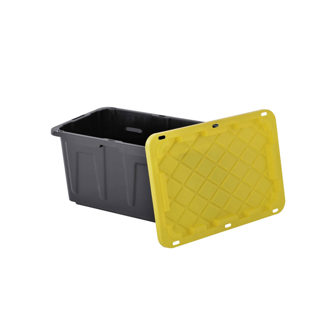 Caixa de armazenamento resistente de 27 galões para armazenamento BIN