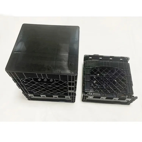 Tampa de plástico para caixa quadrada de leite dobrável de 16 quartos