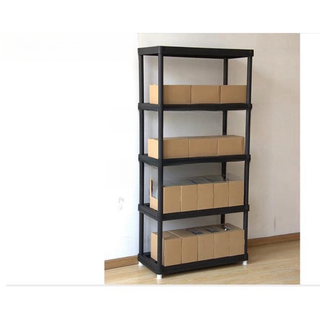 PRATELEIRA DE ARMAZENAMENTO DE PLÁSTICO DE 5 NÍVEIS 36X18 POLEGADAS