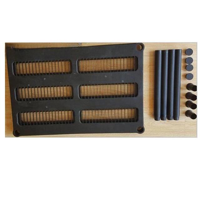 Prateleira de plástico de 36 x 24 polegadas, prateleiras de plástico para serviço pesado de 5 camadas, unidade de estantes de plástico