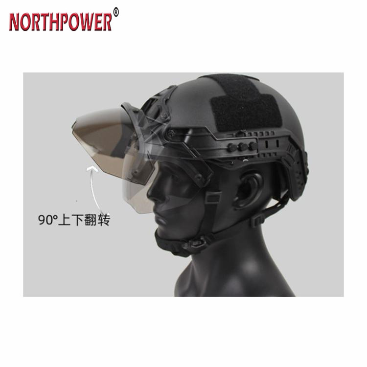 Capacete ajustável óculos de proteção airsoft paintball capacete rápido à prova de vento anti nevoeiro cs wargame proteção viseira