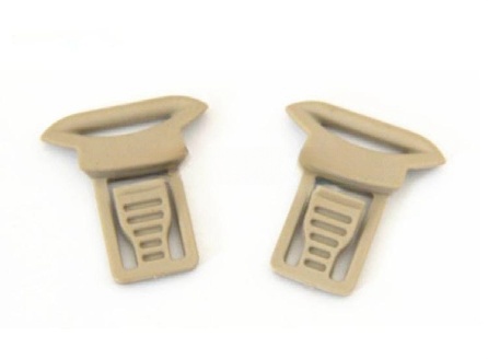 Clipes giratórios para óculos de capacete tático