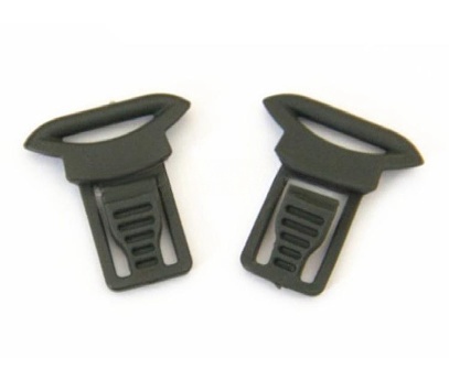 Clipes giratórios para óculos de capacete tático