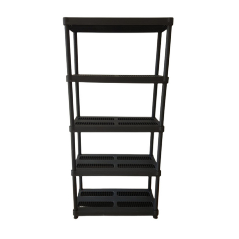 PRATELEIRA DE ARMAZENAMENTO DE PLÁSTICO DE 5 NÍVEIS 36X18 POLEGADAS