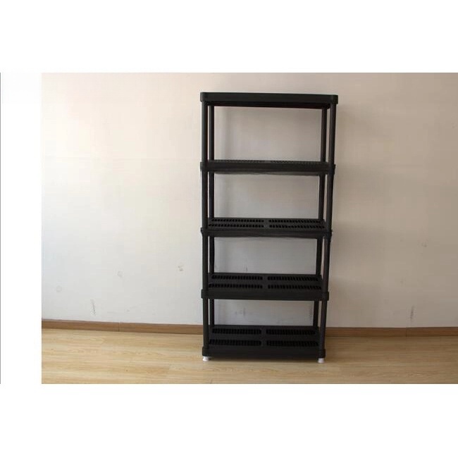 PRATELEIRA DE ARMAZENAMENTO DE PLÁSTICO DE 5 NÍVEIS 36X18 POLEGADAS