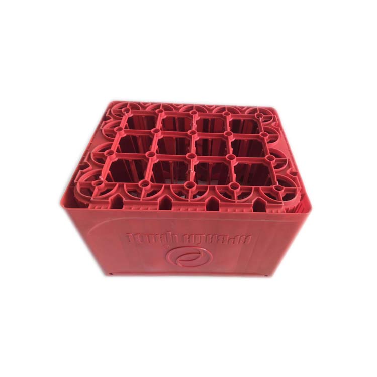 Caixa de cerveja de plástico durável com 20 garrafas