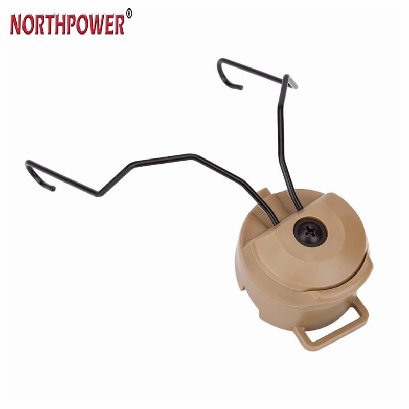 Suporte de fivela de fone de ouvido para capacete balístico FAST MICH ACH