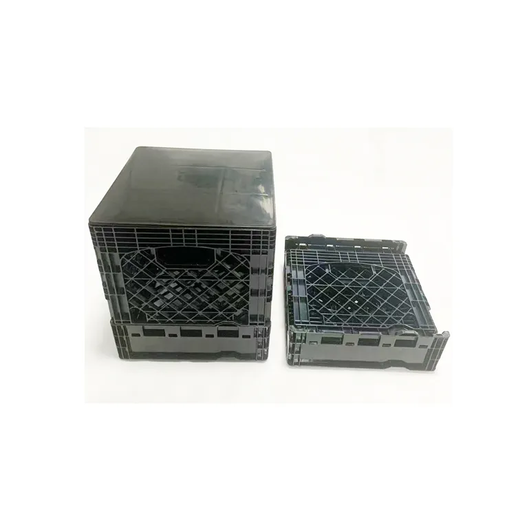 Caixas de leite dobráveis ​​quadradas de 16 litros com tampa