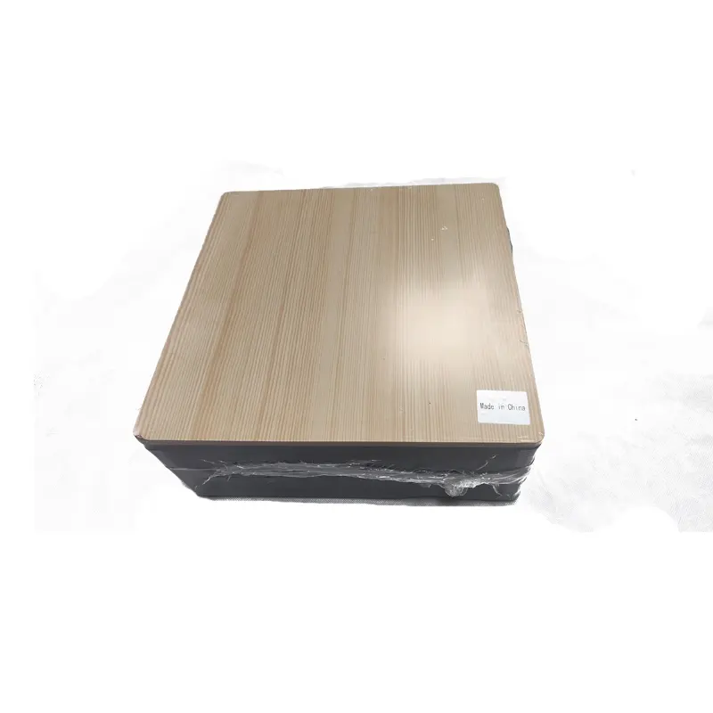 Plástico quadrado caixa de leite dobrável da caixa de armazenamento de 16 quartos com tampa de madeira