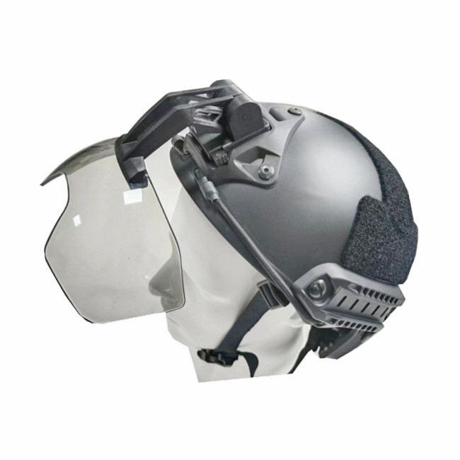 Óculos de lente de 3 mm antiembaçante ajustável Viper transparente para capacete tático FAST