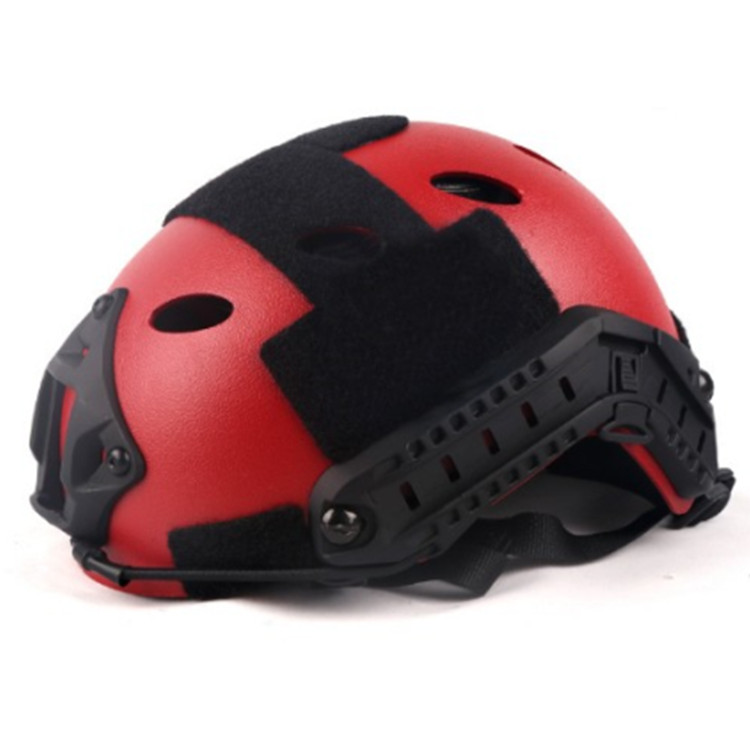 Capacete tático de resgate RED FAST PJ COM SISTEMA DE AJUSTE INTERNO OPS