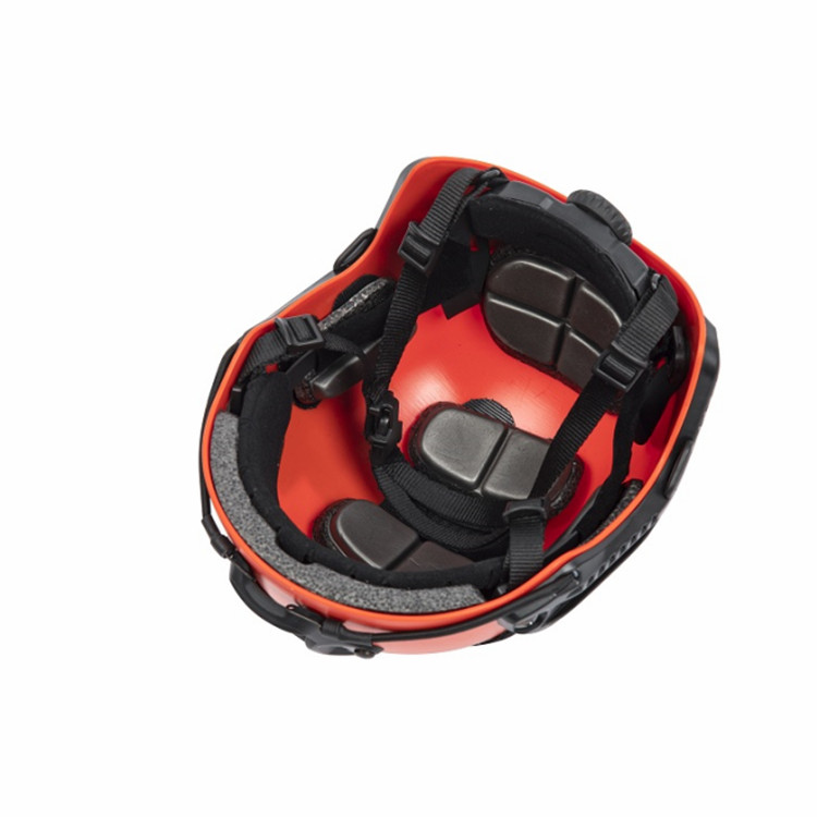 Capacete tático de resgate RED FAST PJ COM SISTEMA DE AJUSTE INTERNO OPS