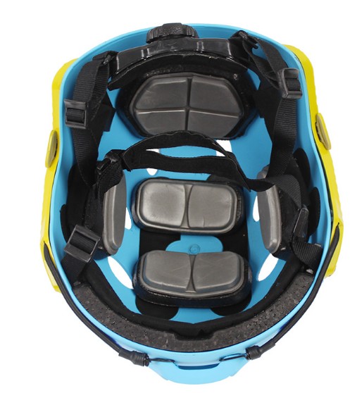 Capacete para esportes ao ar livre rápido azul PJ busca resgate CS capacete de equitação escalada