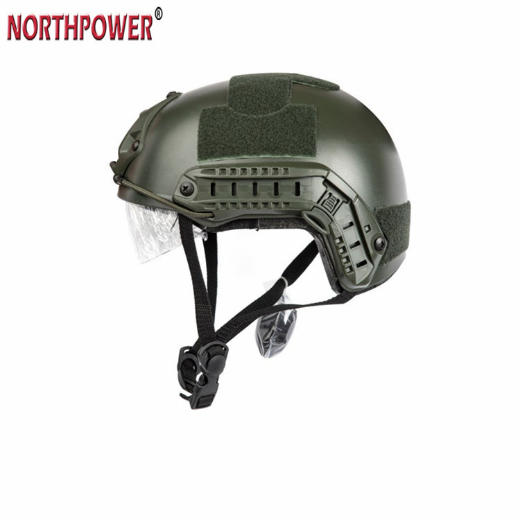 CAPACETE RÁPIDO MH COM VISEIRA PROTETORA Capacete militar tático de Airsoft Capacete de colisão